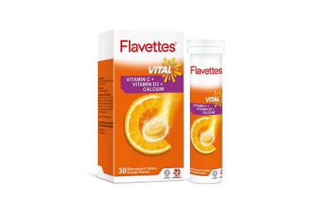 FLAVETTES  VITAL EFF ORANGE 30's